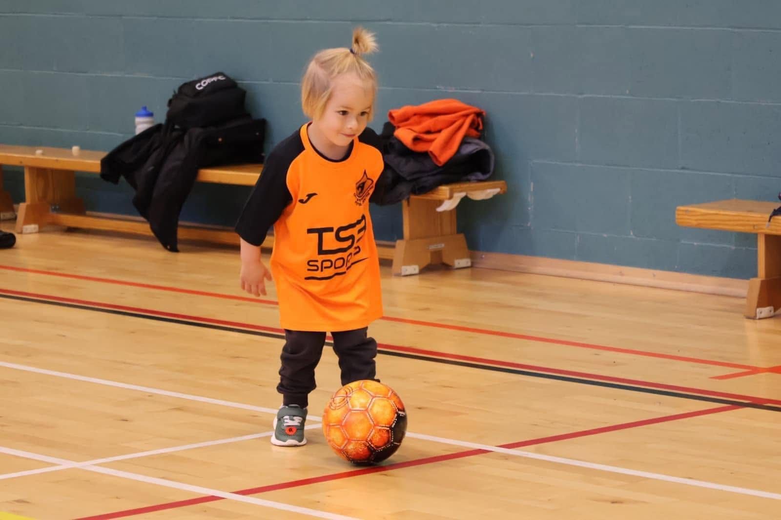 COPFC Futsal Tots session