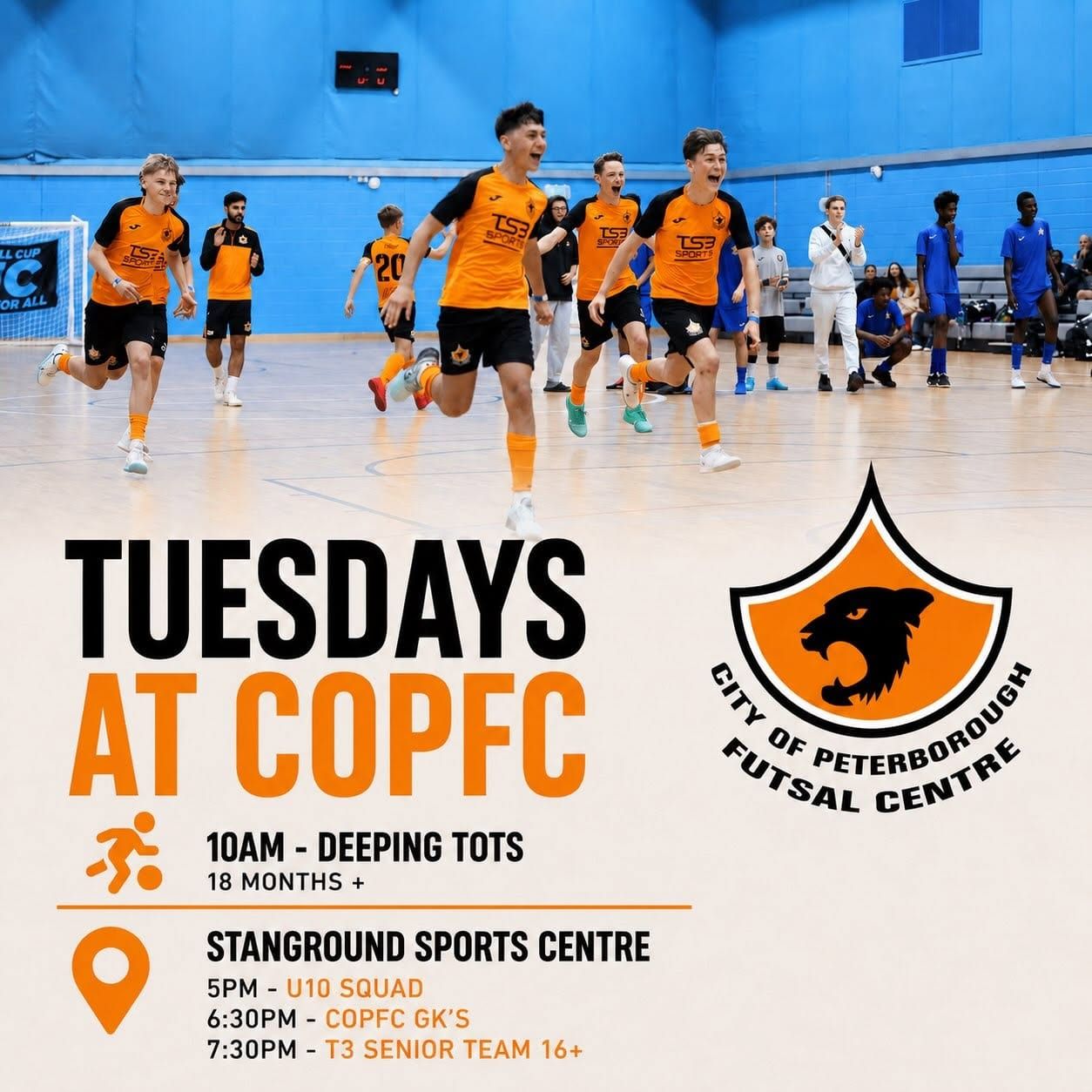 U10 Squad COPFC session information